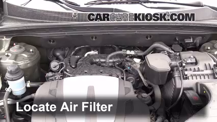 2012 Kia Sorento EX 3.5L V6 Air Filter (Engine) Check